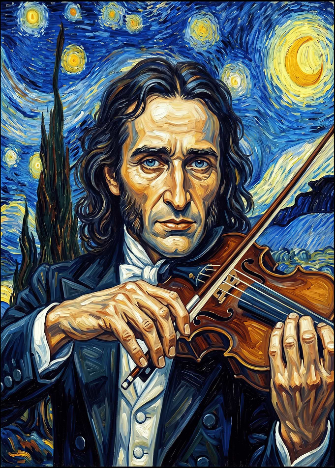 Niccolò Paganini - Starry Night