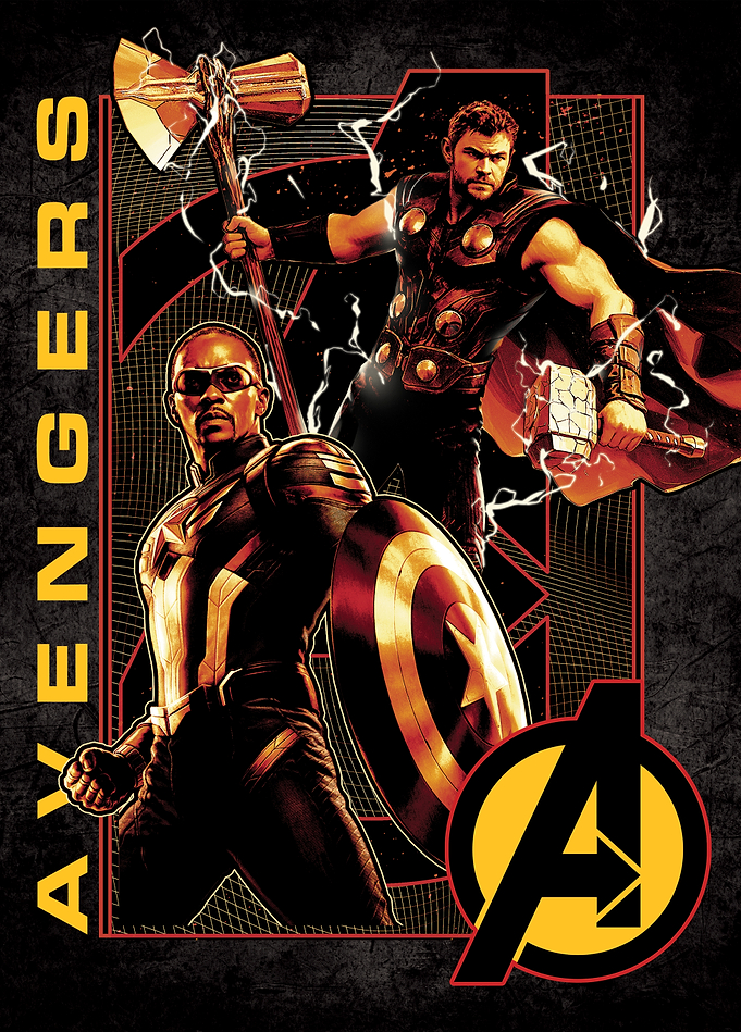 Captain America & Thor - Avengers