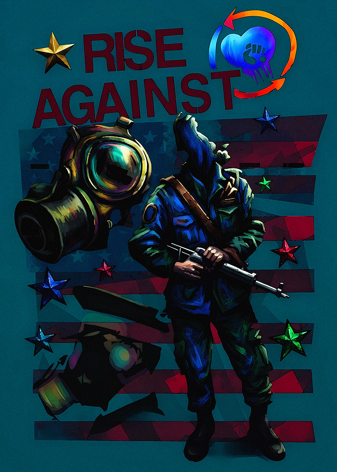 Rise Against Soldier Poster
