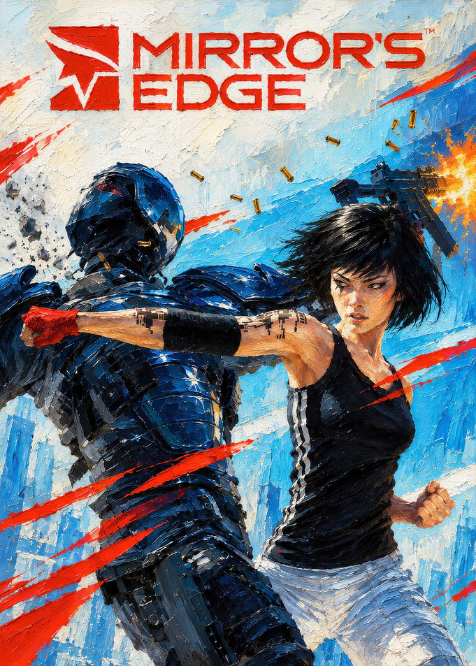 Mirror's Edge Faith Combat Poster