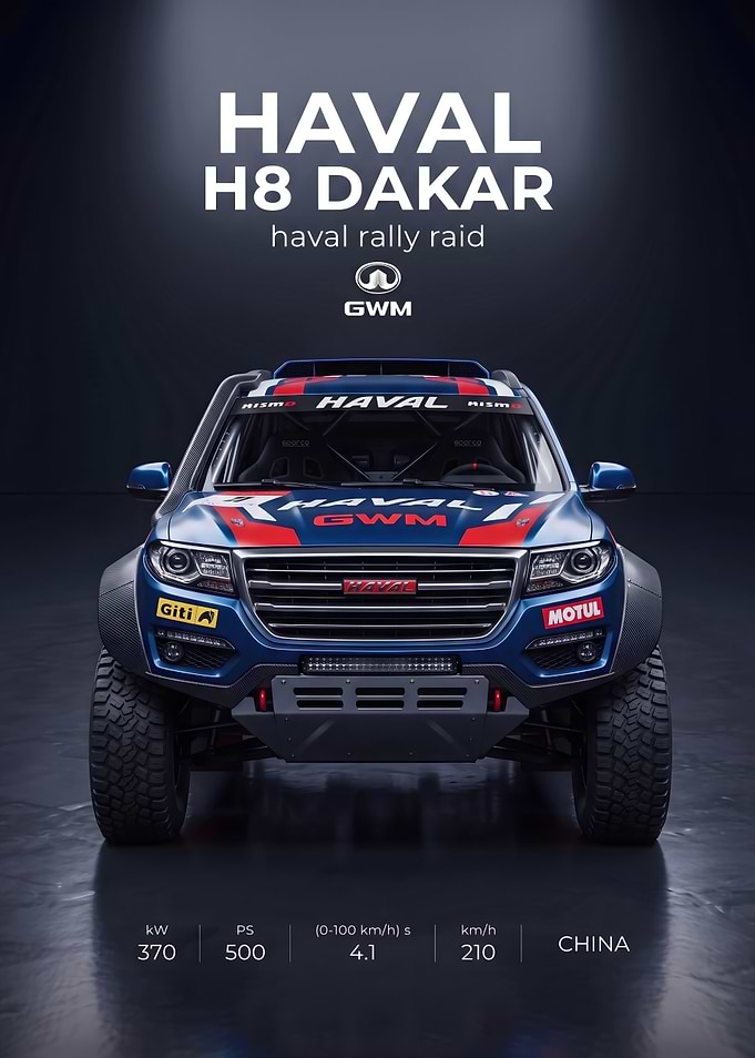 Haval H8 Dakar Rally Car