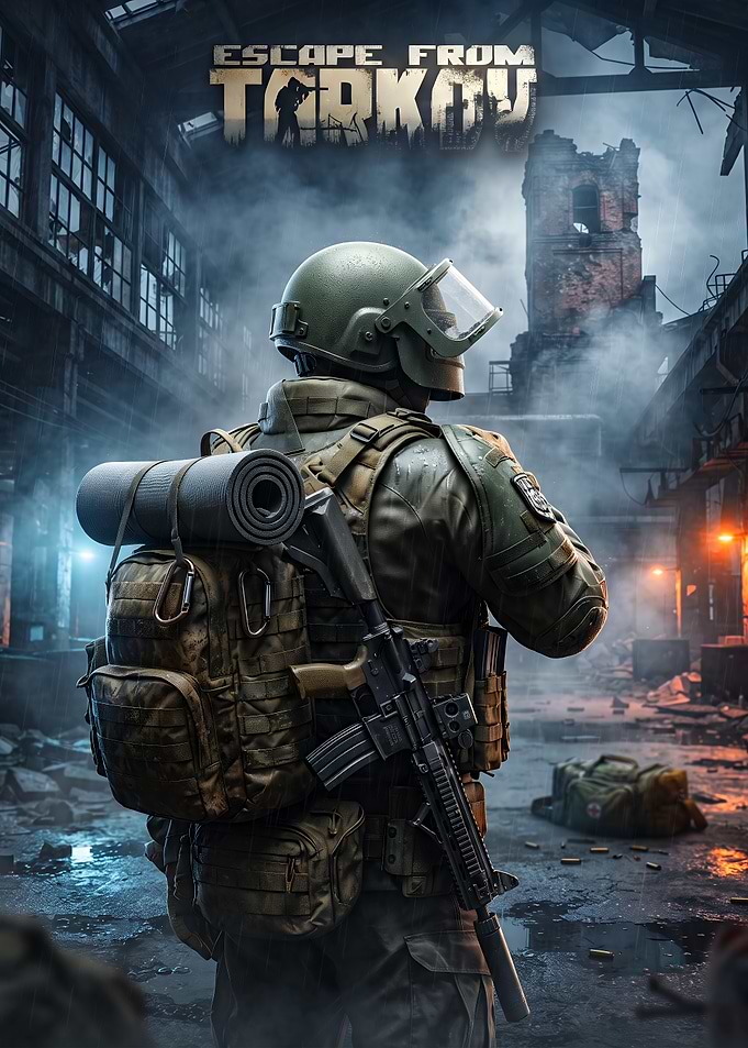 Escape From Tarkov Soldier Poster