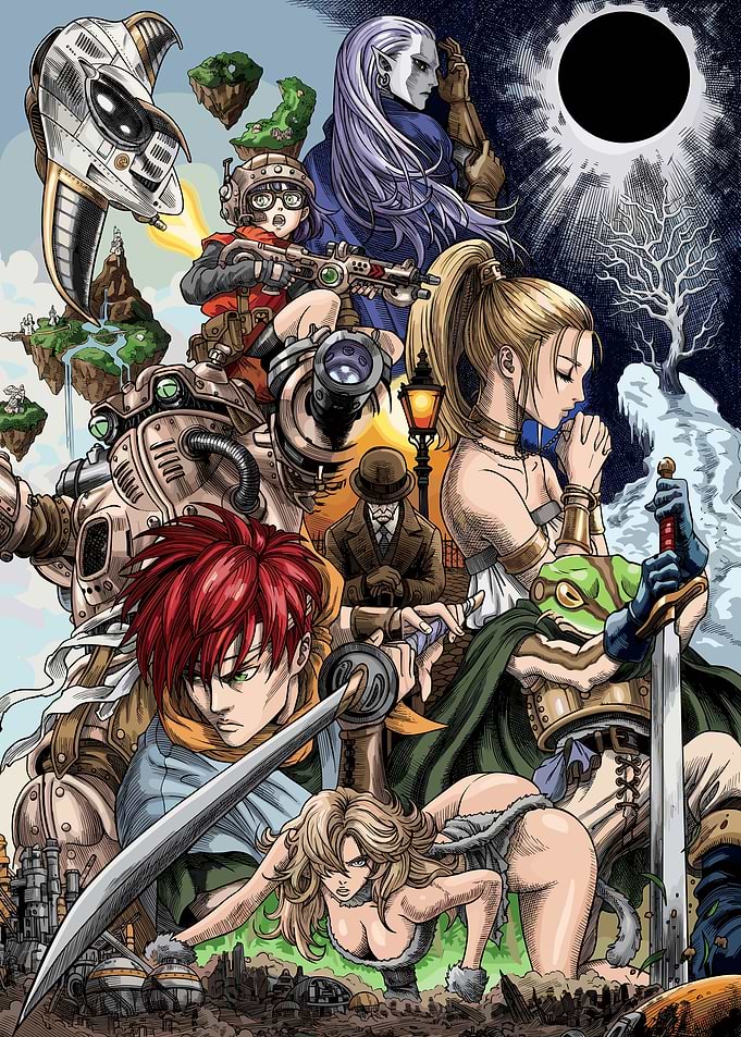 Chrono Trigger Ensemble Character Illustration