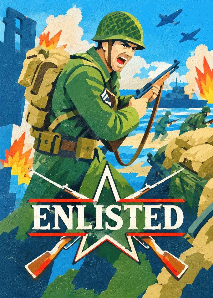 Enlisted World War II Game Art