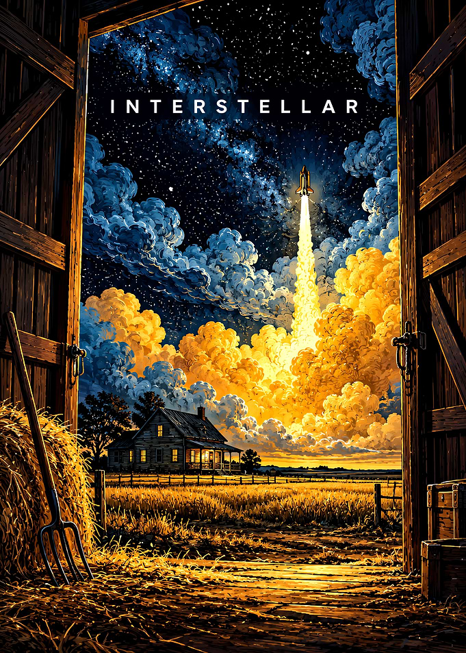 Interstellar Movie Poster Art