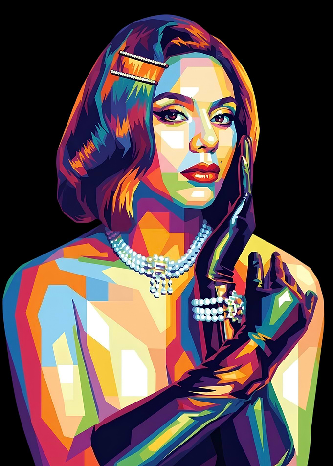 Vanessa Hudgens Pop Art Portrait