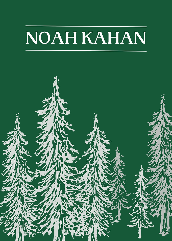 Noah Kahan Forest Graphic Poster