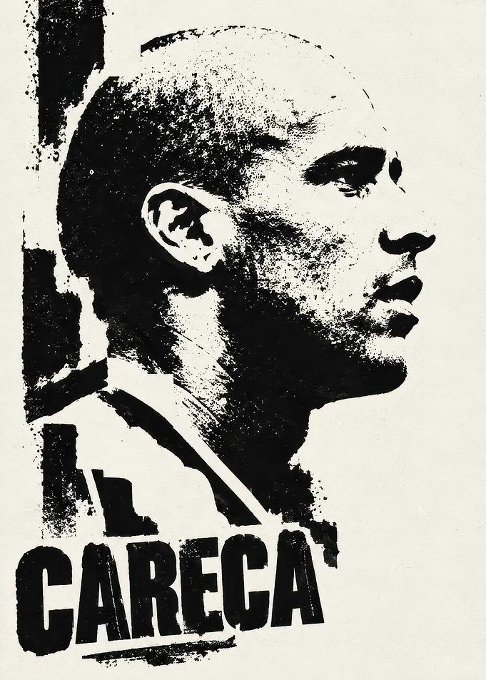 Careca Soccer Legend Portrait Poster