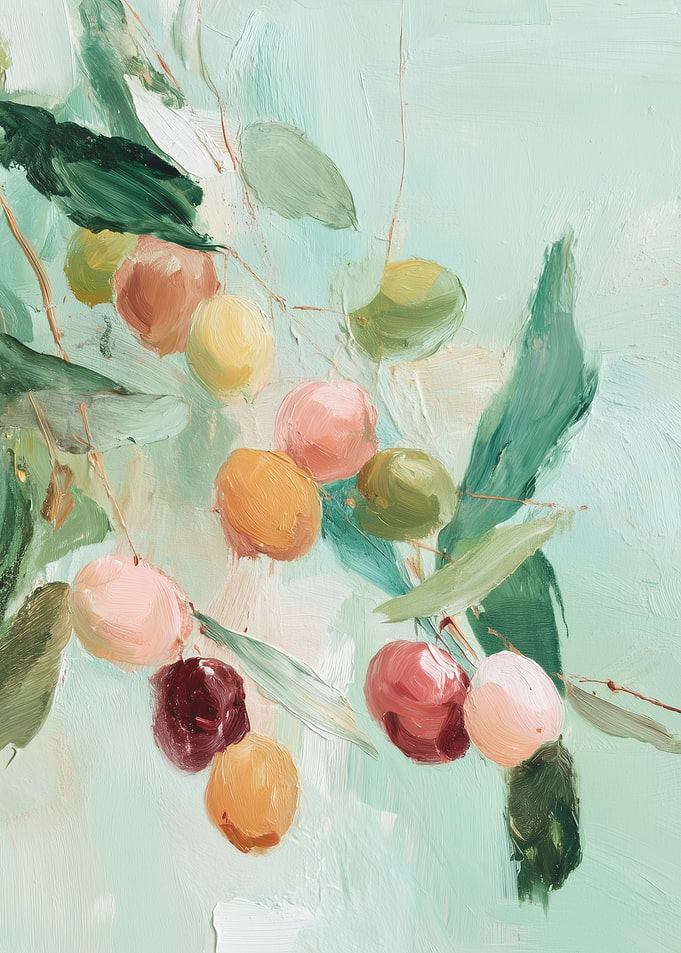 Olive Branch - Modern Mediterranean Art