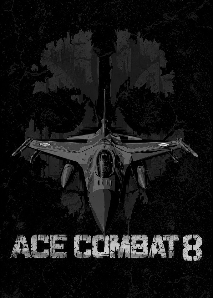 Ace Combat 8 Fighter Jet Poster