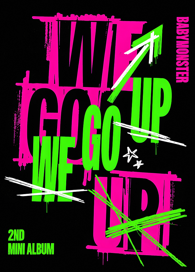 BABYMONSTER We Go Up Album Poster