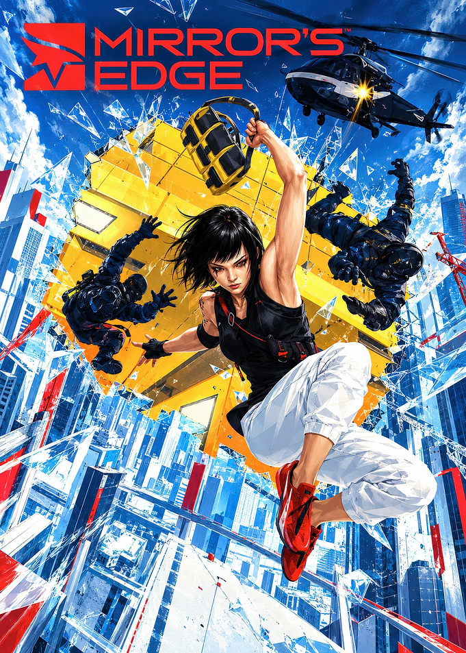 Mirror's Edge Faith Connors Action Poster
