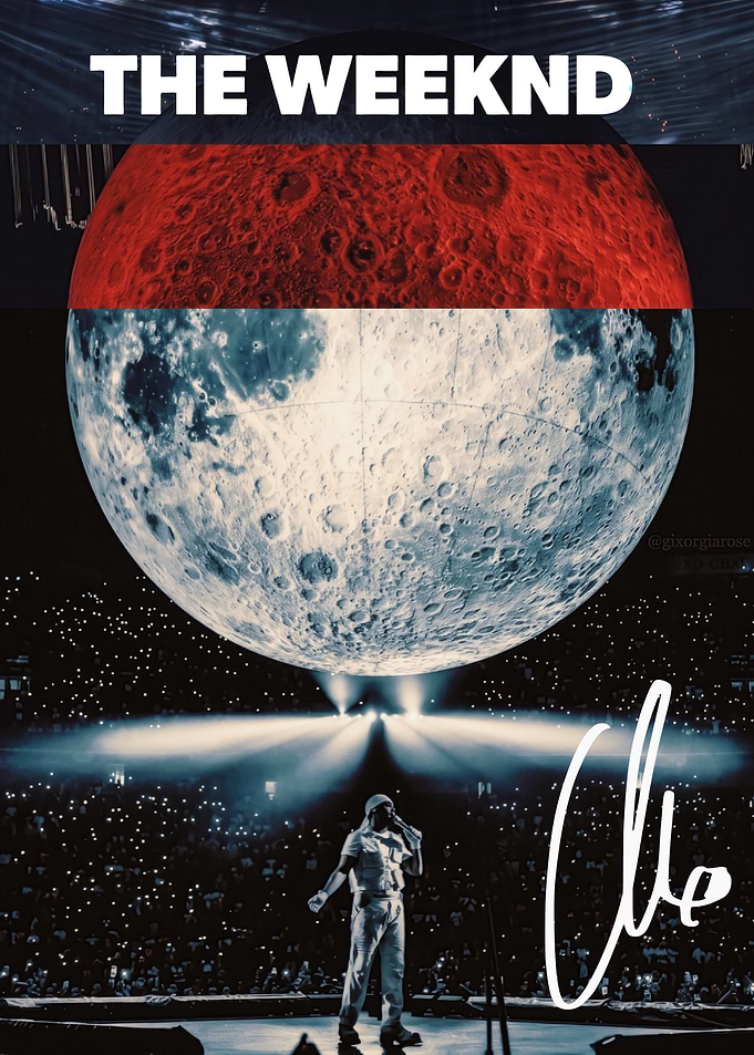 The Weeknd Concert Poster Art