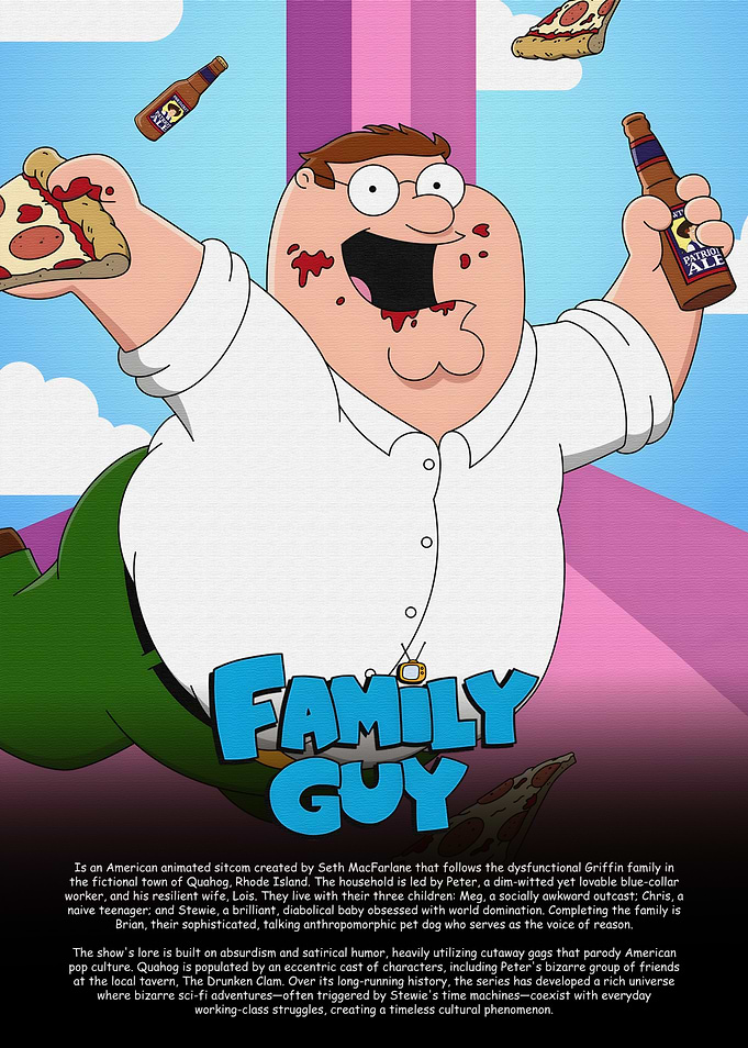 Peter Griffin Family Guy Poster