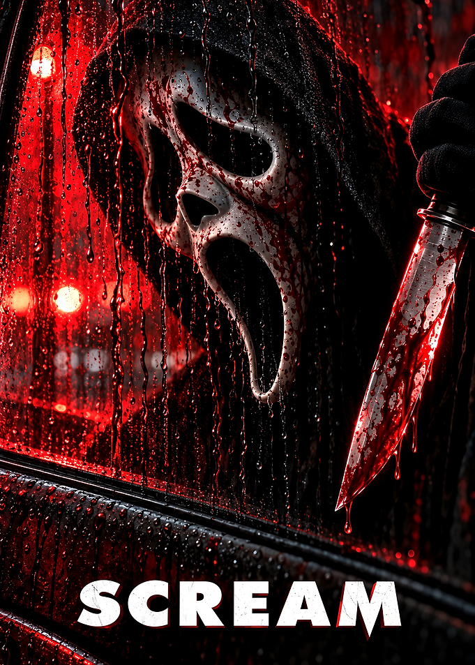 Ghostface Scream Movie Poster