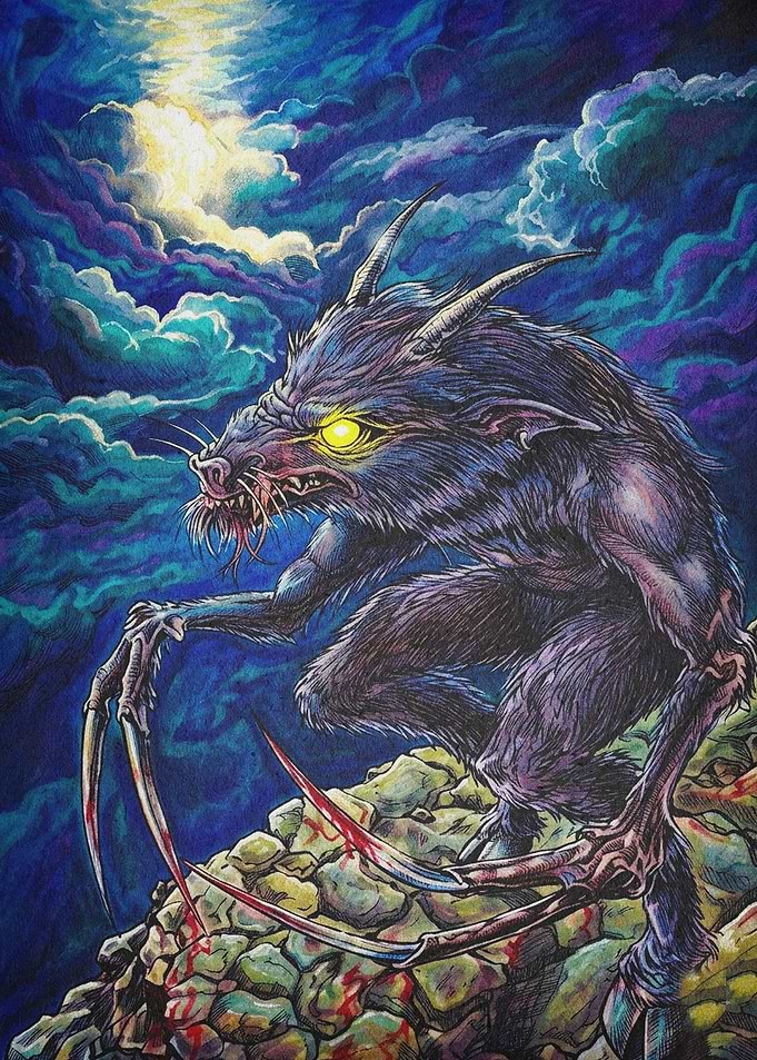 Cryptid Beast Horror Dark Fantasy