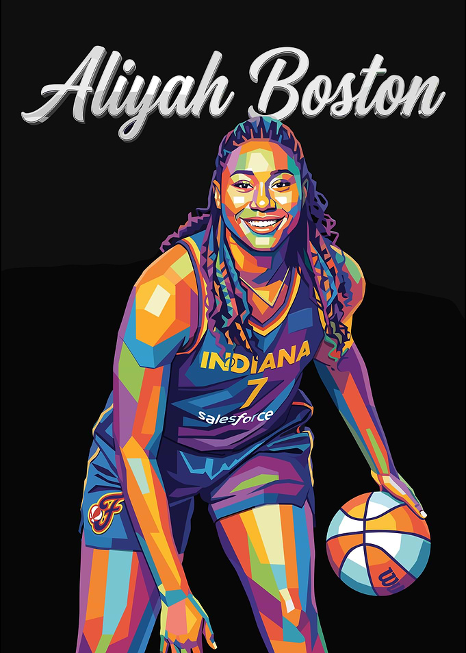 Aliyah Boston Pop Art Portrait
