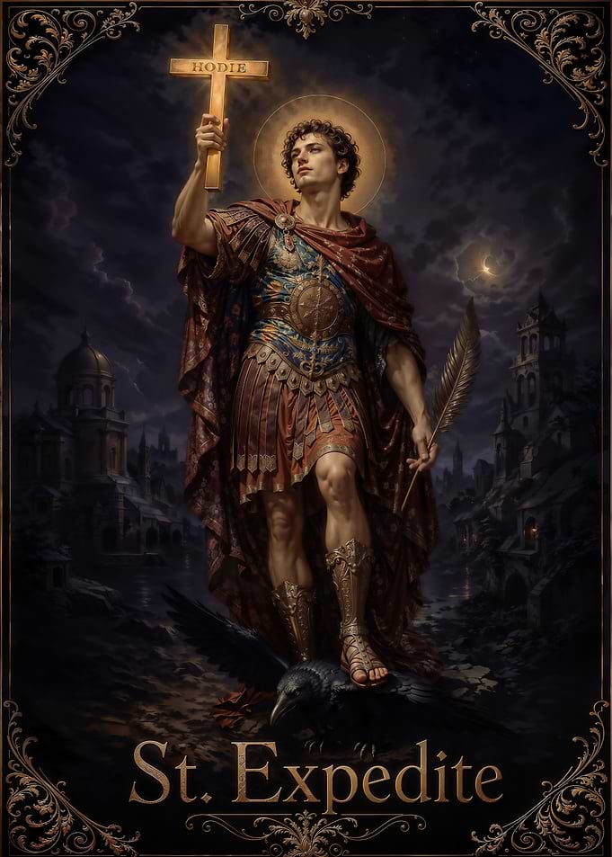 St. Expedite Religious Art Portrait
