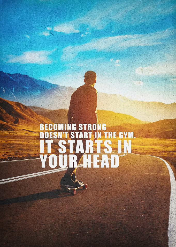 Gym Quote Motivational Poster Art