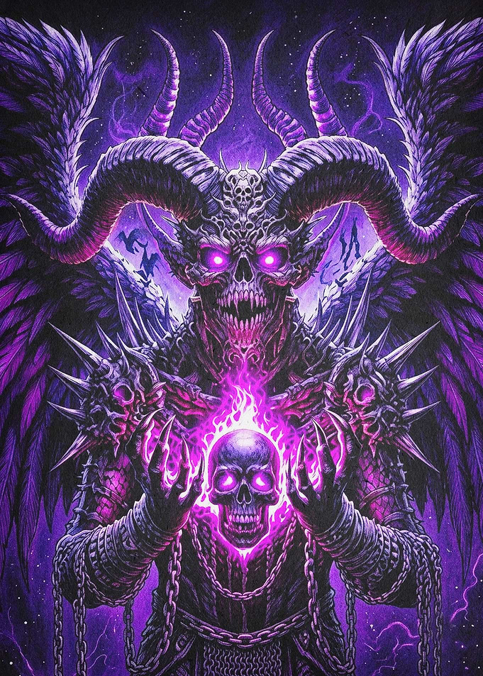 Demon Lord Gothic Dark Fantasy Art