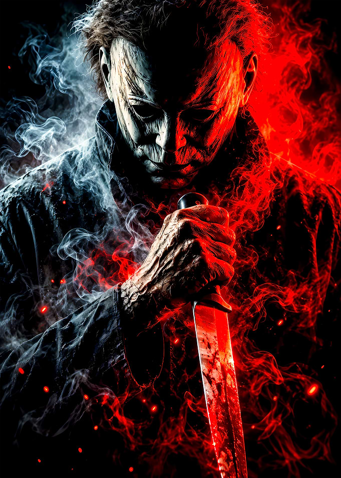 Michael Myers Halloween Horror Portrait