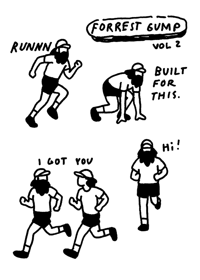Forrest Gump Vol 2 Doodle Art
