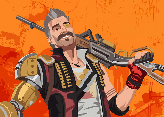 Fuse from Apex Legends Portrait