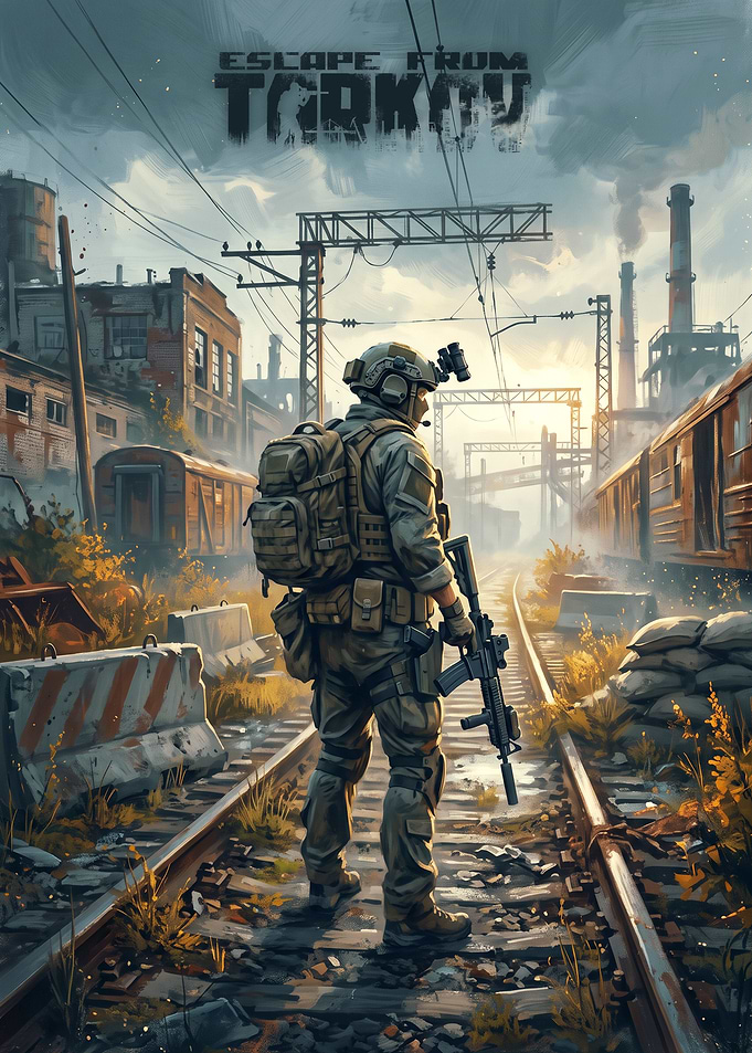 Escape From Tarkov Soldier Poster