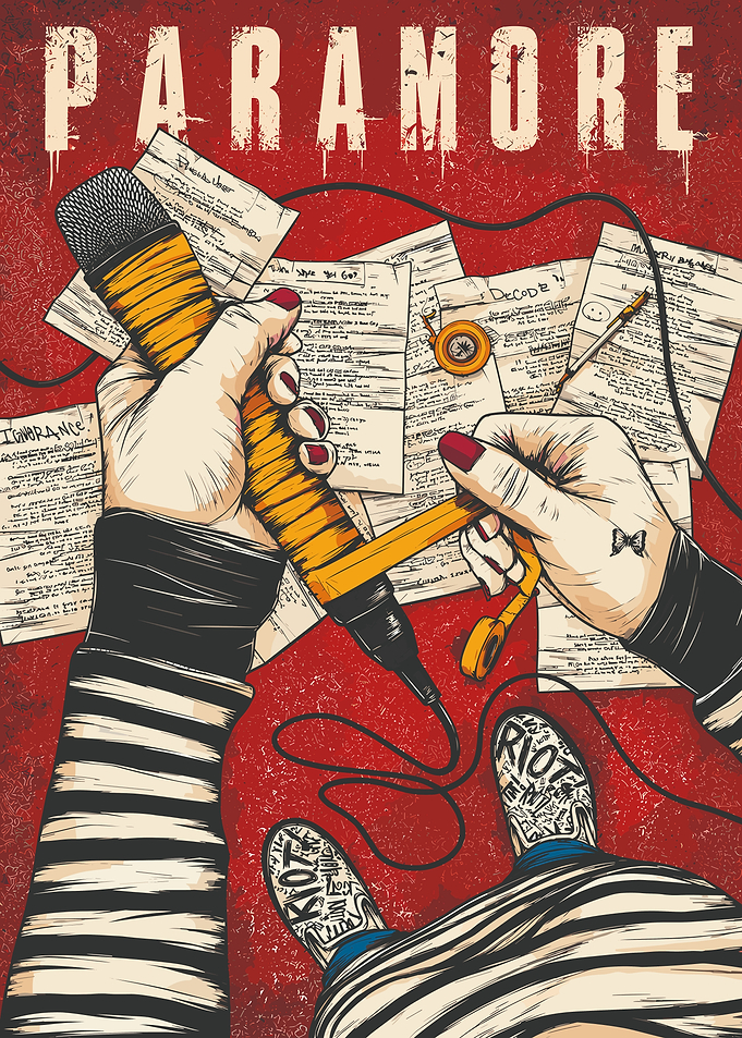 Paramore Riot Era Fan Art Poster