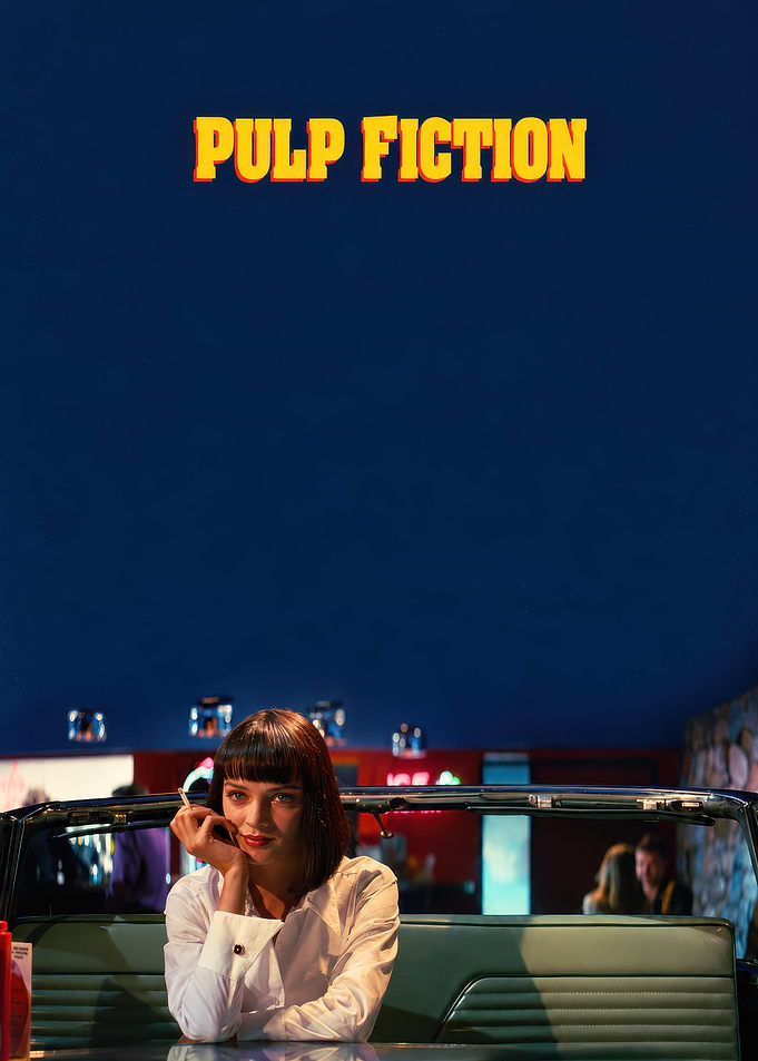 Pulp Fiction Mia Wallace Poster