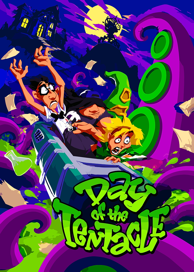 Day of the Tentacle Game Poster