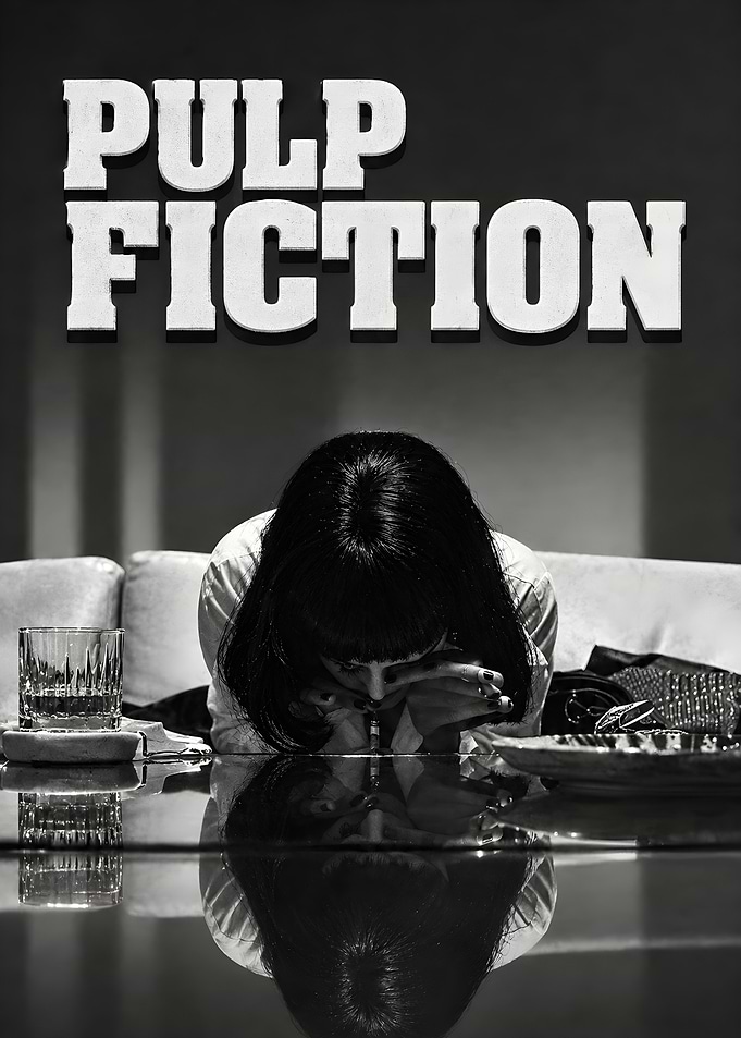 Pulp Fiction Mia Wallace Poster