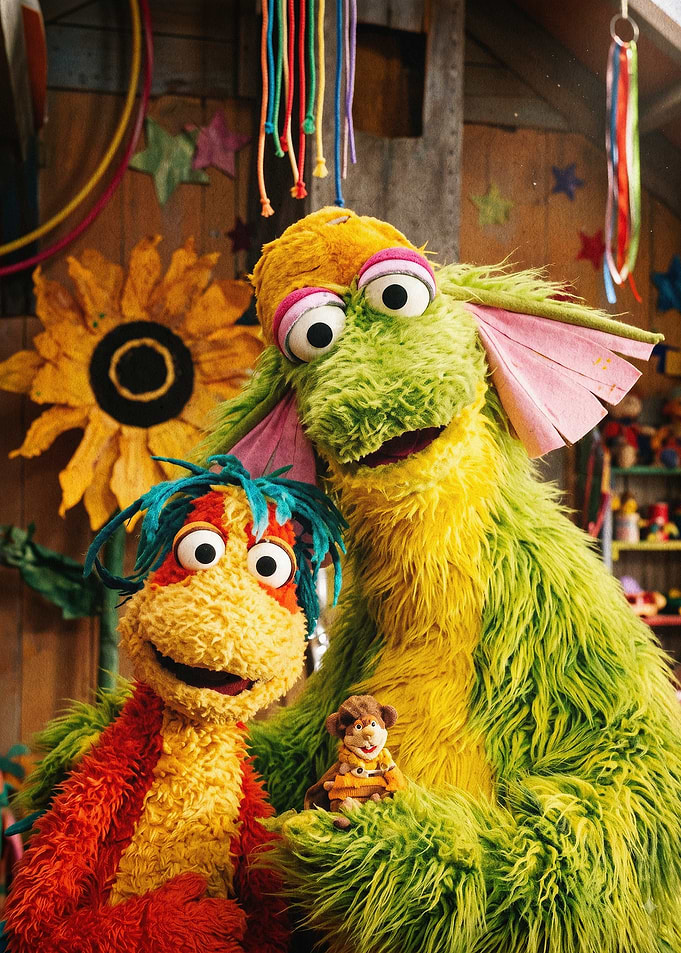 Fluffy Puppets Retro Vibe Art