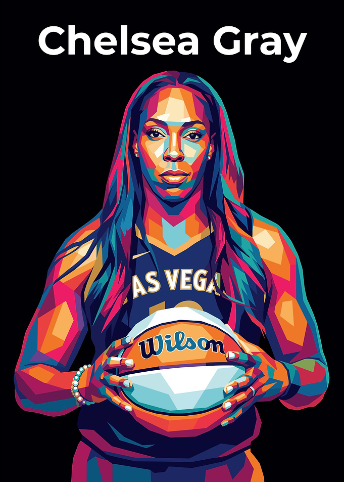 Chelsea Gray Pop Art Portrait