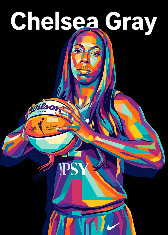 Chelsea Gray Pop Art Portrait