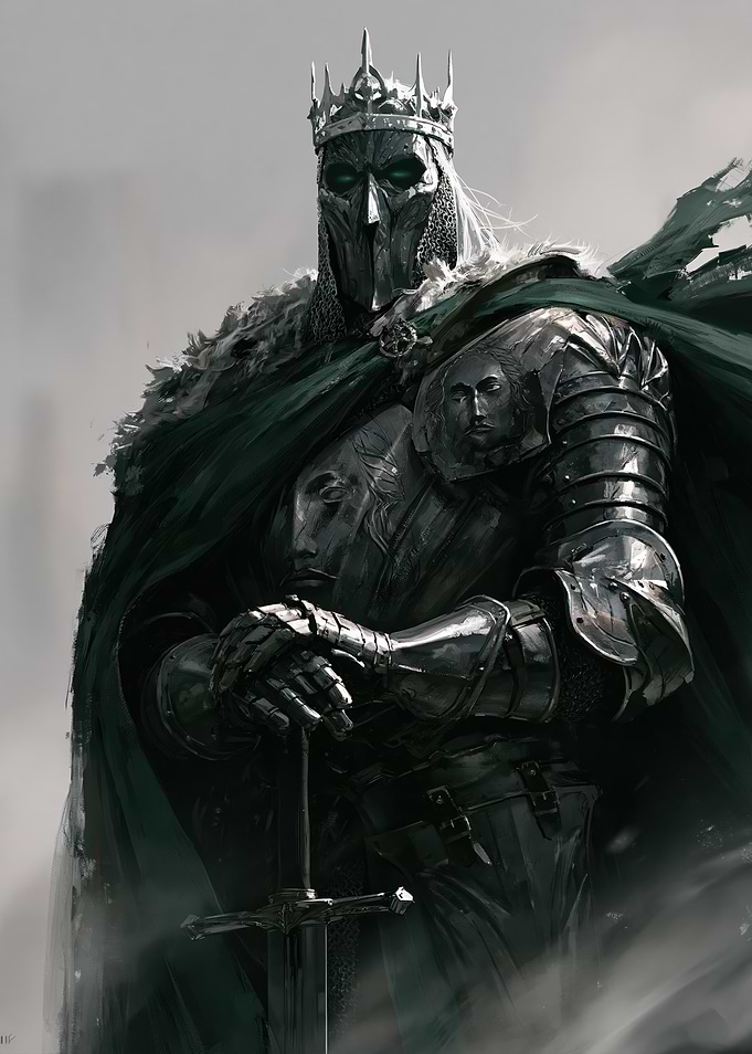Dark Fantasy Undead King Knight