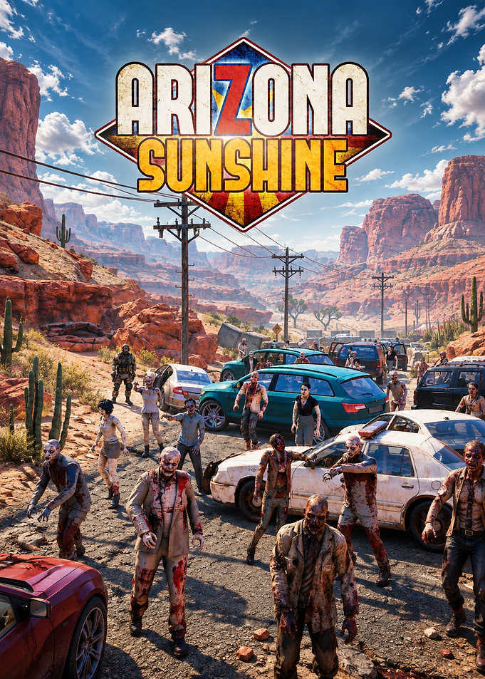 Arizona Sunshine Zombie Apocalypse Game Poster