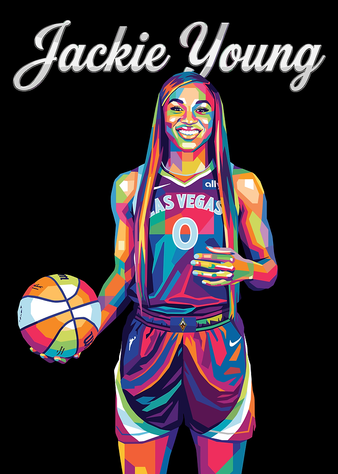 Jackie Young Pop Art Portrait