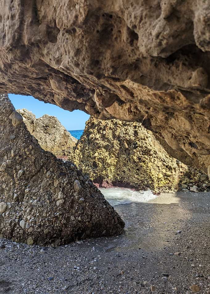 Rocky Sea Cave Archway