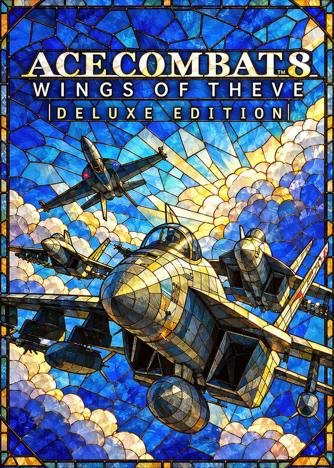 Ace Combat 8 Stained Glass Art
