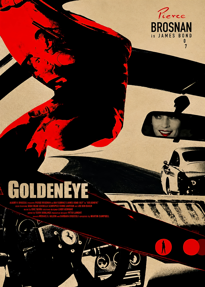 GoldenEye Minimalist Movie Poster