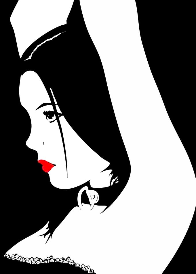 Minimalist Portrait of a Woman