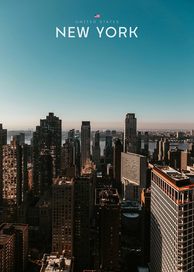 New York City Skyline Poster