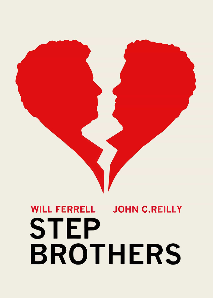 Step Brothers Minimalist Movie Poster