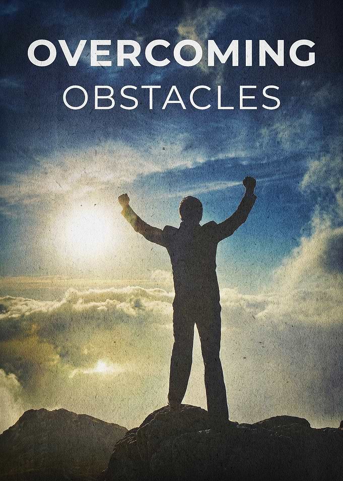Overcoming Obstacles Success Poster
