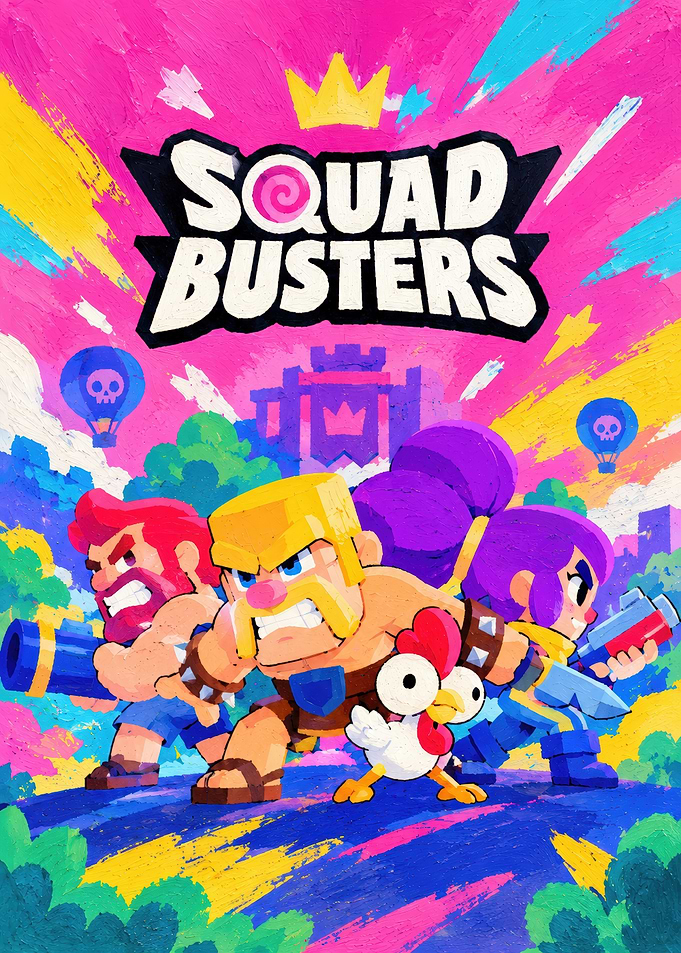 Squad Busters Game Poster