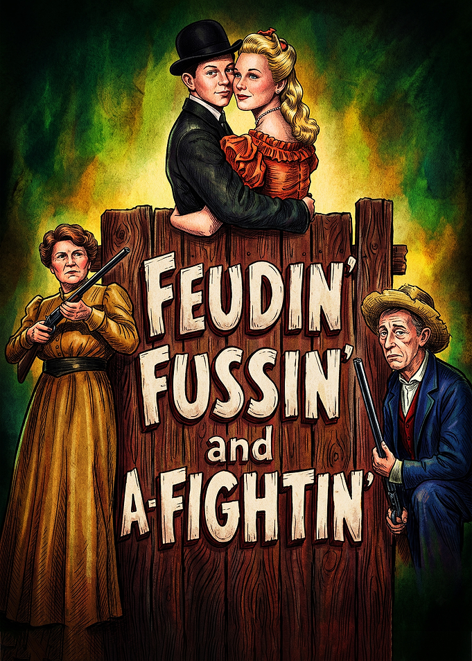 Feudin' Fussin' and A-Fightin' Poster