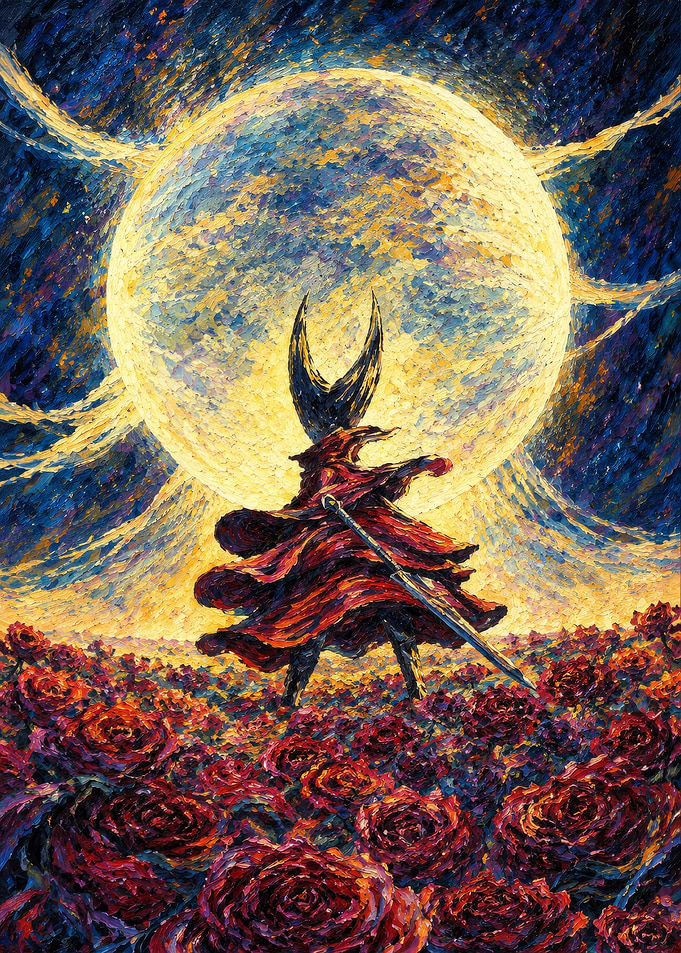 Hornet in a Field of Roses