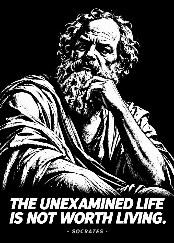 Socrates Quote Inspirational Poster