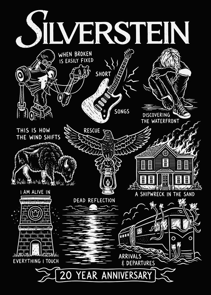 Silverstein 20 Year Anniversary Poster